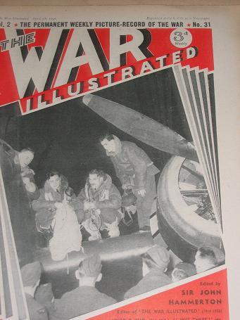 The WAR ILLUSTRATED magazine, April 5 1940 issue for sale. WW2 publication. TILLEYS, long establishe