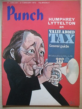 PUNCH magazine, 31 January - 6 February 1973 issue for sale. HUMPHREY LYTTELTON, TROG. Original Brit