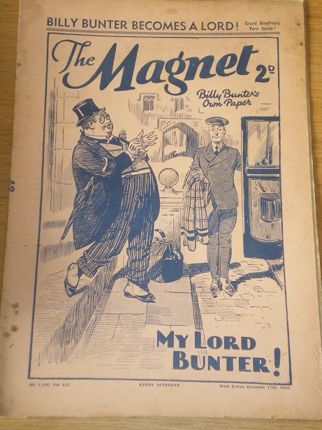 THE MAGNET story paper, December 11 1937 issue for sale. BILLY BUNTER, CHARLES HAMILTON, FRANK RICHA