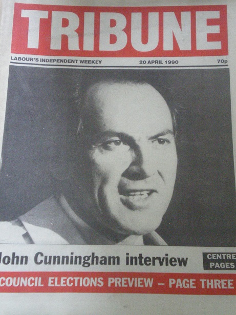 TRIBUNE magazine, 20 April 1990 issue for sale. Original BRITISH POLITICAL publication from Tilley, 