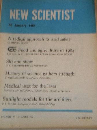 NEW SCIENTIST magazine, 30 January 1964 issue for sale. Original British publication from Tilley, Ch