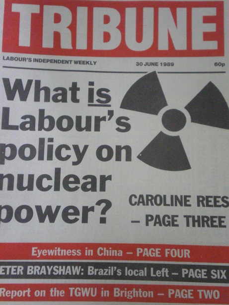 TRIBUNE magazine, 30 June 1989 issue for sale. Original BRITISH POLITICAL publication from Tilley, C