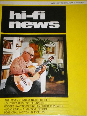 HI-FI NEWS magazine, June 1968 issue for sale. Original British publication from Tilley, Chesterfiel