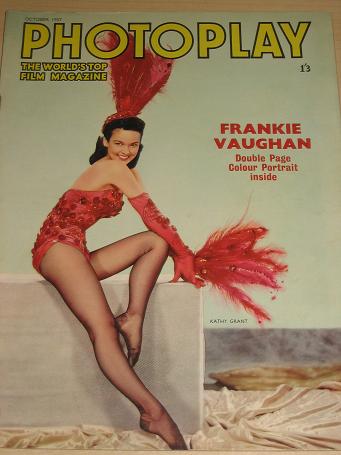 PHOTOPLAY magazine, October 1957 issue for sale. KATHY GRANT. Vintage BRITISH MOVIE, FILM publicatio