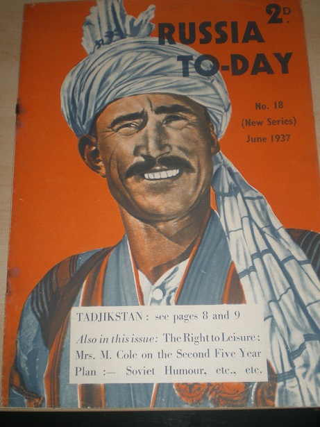 RUSSIA TODAY magazine, June 1937 issue for sale. Original BRITISH publication from Tilley, Chesterfi