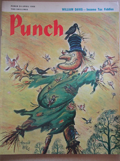 PUNCH magazine, 24 April 1968 issue for sale. ARNOLD WILES. Original BRITISH publication from Tilley