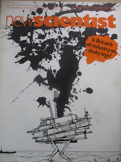 NEW SCIENTIST magazine, 16 March 1978 issue for sale. GERALD SCARFE. Original British publication fr