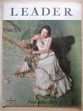 LEADER magazine, December 24 1949 issue for sale. BARBARA BADDELEY, ERIC WAINWRIGHT, MAURICE EDELMAN