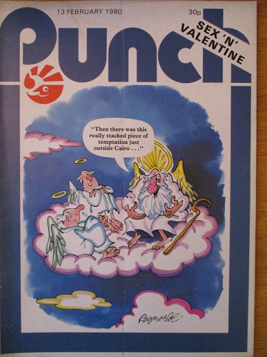 PUNCH magazine, 13 February 1980 issue for sale. MAHOOD. Original BRITISH publication from Tilley, C