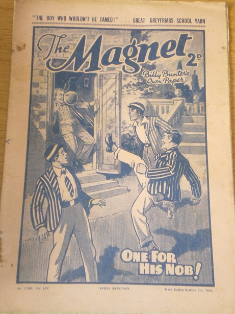 THE MAGNET story paper, October 8 1938 issue for sale. BILLY BUNTER, CHARLES HAMILTON, FRANK RICHARD