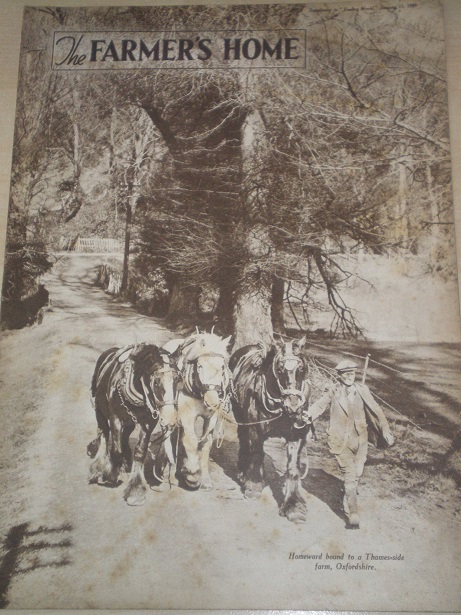 The FARMERS HOME magazine, January 13 1939 issue for sale. Original BRITISH publication from Tilley,