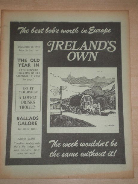 IRELANDS OWN magazine, December 28 1973 issue for sale. Original IRISH publication from Tilley, Ches