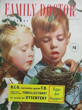 FAMILY DOCTOR magazine, May 1957 issue for sale. HOW MANY CHILDREN NEED TONSILLECTOMY? Original Brit