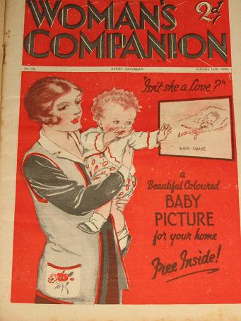 WOMANS COMPANION magazine, February 18 1928 issue for sale. Antique vintage womens publication. Clas