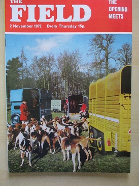 The FIELD magazine, 2 November 1972 issue for sale. THE VINE AND CRAVEN HUNT IN ENBORNE, BERKSHIRE. 