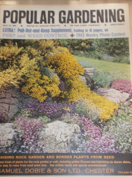 POPULAR GARDENING magazine, May 15 1965 issue for sale. Original BRITISH publication from Tilley, Ch