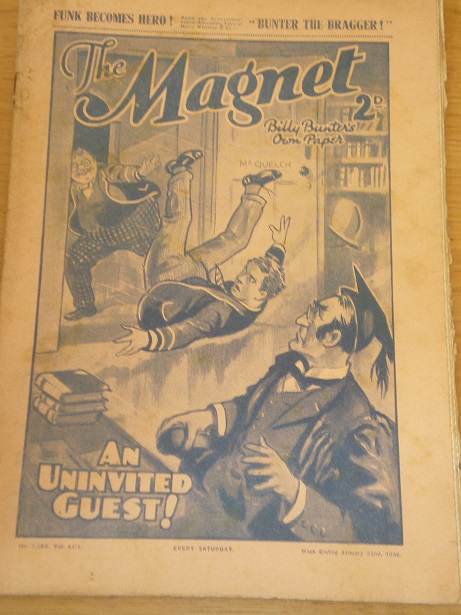 THE MAGNET story paper, January 22 1938 issue for sale. BILLY BUNTER, CHARLES HAMILTON, FRANK RICHAR
