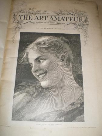 THE ART AMATEUR, Volume 28 Numbers 1 to 5, December 1892 to April 1893 issues for sale. Original bou