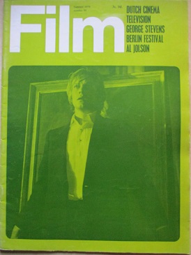 FILM magazine, Summer 1970 issue for sale. HELMUT BERGER. Original British ENTERTAINMENT publication