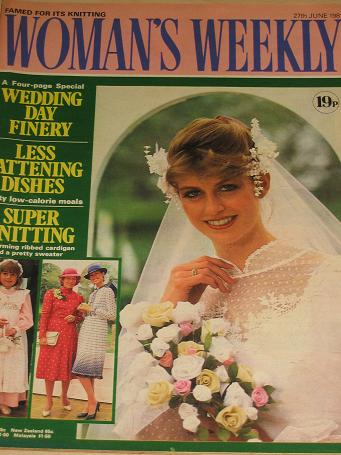 WOMANS WEEKLY magazine, 27 June 1981 issue for sale. KNITTING, FICTION, COOKERY, FASHION, HOME. Vint