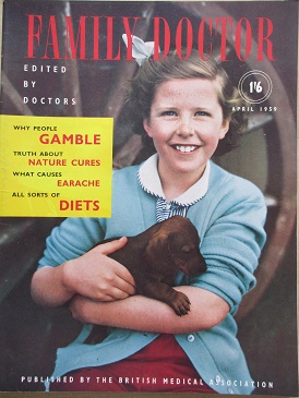 FAMILY DOCTOR magazine, April 1959 issue for sale. WHY PEOPLE GAMBLE. Original British publication f