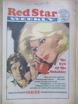 RED STAR WEEKLY magazine, April 4 1981 issue for sale. D. C. THOMPSON. Original British publication 