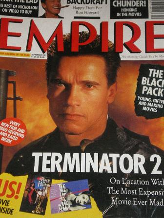 EMPIRE magazine, September 1991 issue for sale. TERMINATOR 2. Original British MOVIE publication fro