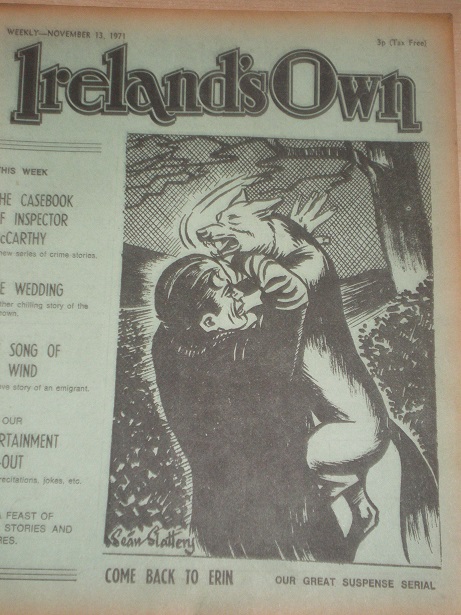 IRELANDS OWN magazine, November 13 1971 issue for sale. Original IRISH publication from Tilley, Ches