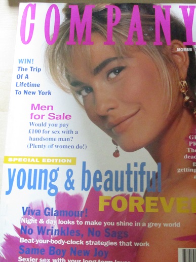 COMPANY magazine, December 1991 issue for sale. BERNICE. Original British publication from Tilley, C