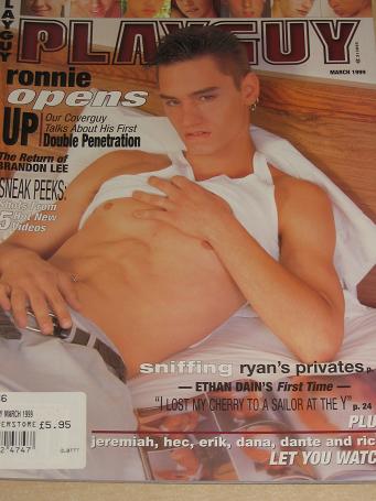 PLAYGUY magazine, March 1999 issue for sale. ADULT, GAY MEN publication. The past in print, presents