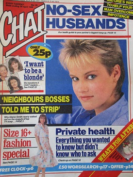 CHAT magazine, 30 April 1988 issue for sale. ELAINE SMITH. Original British publication from Tilley,