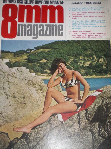 8MM MAGAZINE, October 1966 issue for sale. Original British publication from Tilley, Chesterfield, D