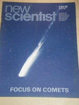 NEW SCIENTIST magazine, 17 April 1975 issue for sale. Original British publication from Tilley, Ches