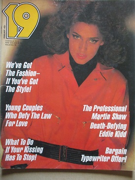 19 magazine, February 1980 issue for sale. MARTIN SHAW, MICHAEL DOUGLAS, EDDIE KIDD. Original Britis
