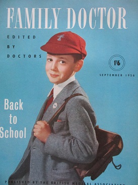 FAMILY DOCTOR magazine, September 1956 issue for sale. BACK TO SCHOOL. Original British publication 