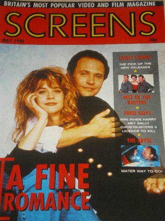 SCREENS magazine, May 1990 issue for sale. BILLY CRYSTAL. Original British FILM publication from Til
