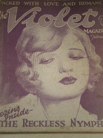 VIOLET magazine, February 1930 issue for sale. POTTS, PACKED WITH LOVE AND ROMANCE. Original British