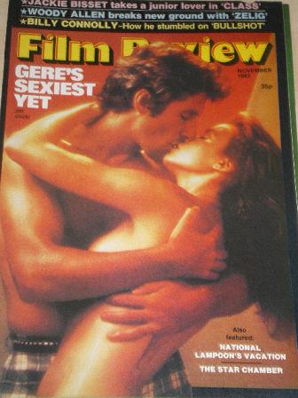 FILM REVIEW magazine, November 1983 issue for sale. GERE. Original British publication from Tilley, 
