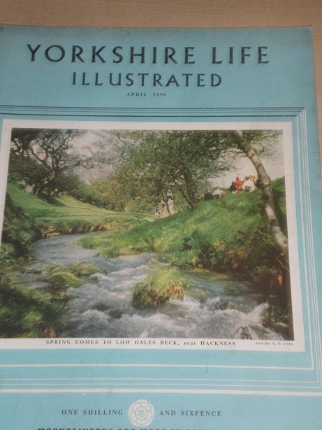 YORKSHIRE LIFE ILLUSTRATED magazine, April 1956 issue for sale. AROUND KEIGHLEY, TEESDALE. Original 