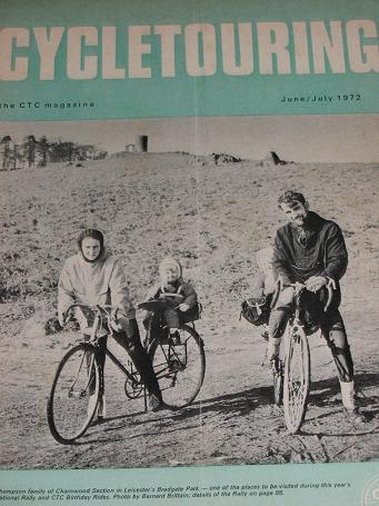 CYCLE TOURING, the CTC GAZETTE, June - July 1972 issue for sale. Vintage CYCLING publication. Classi