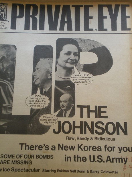 PRIVATE EYE magazine, 2 February 1968 issue for sale. Original British SATIRICAL publication from Ti