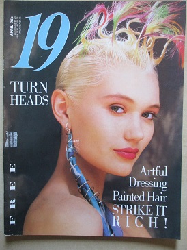 19 magazine, April 1986 issue for sale. EDDIE O’CONNELL, SADE, GEORGE MICHAEL. Original British WOME