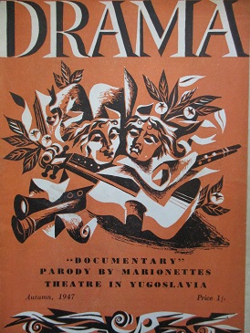 DRAMA magazine, Autumn 1947 issue for sale. PHILIP HOPE-WALLACE, DAVID HITCHIN. Original publication