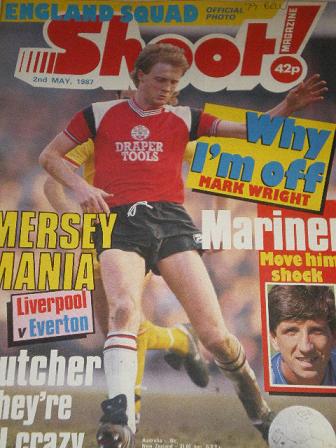 SHOOT magazine, 2 May 1987 issue for sale. Original British FOOTBALL publication from Tilley, Cheste