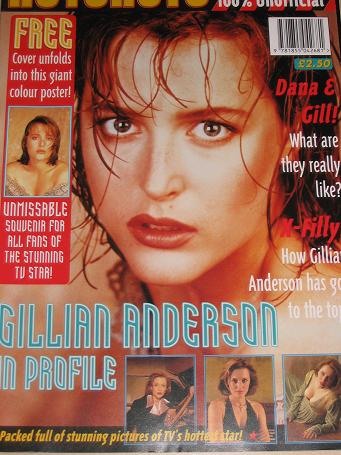 HOT SHOTS, Special issue 1996 for sale. GILLIAN ANDERSON IN PROFILE. Birthday gifts from Tilleys, lo