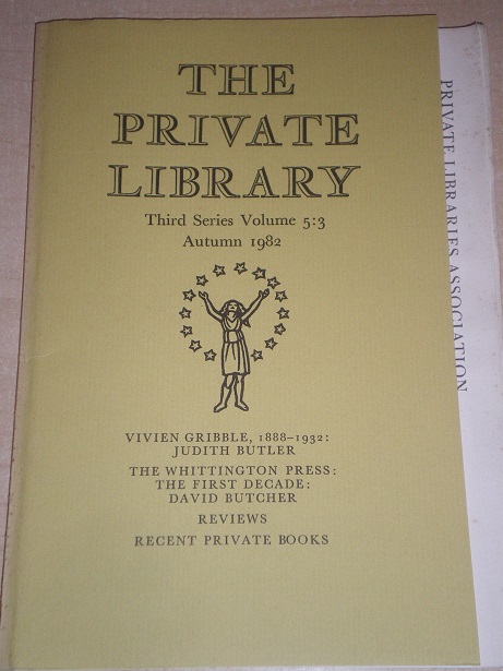 THE PRIVATE LIBRARY, Autumn 1982 issue for sale.  Original BRITISH publication from Tilley, Chesterf