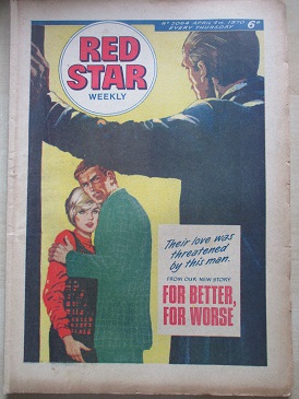 RED STAR WEEKLY magazine, April 4 1970 issue for sale. D. C. THOMPSON. Original British publication 