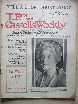 T. P.’S and CASSELL’S WEEKLY magazine, May 14 1927 issue for sale. ANNE DOUGLAS SEDGWICK, ROBERT BLA