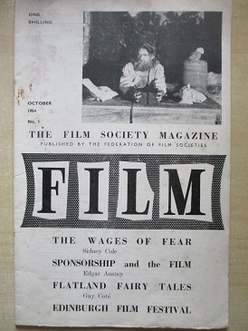 FILM magazine, October 1954 issue for sale. DAN O’HERLIHY. Original British publication from Tilley,