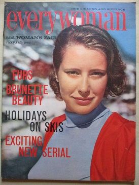 EVERYWOMAN magazine, January 1962 issue for sale. JOHN WALLACE, JUNE AIKEN HODGE, MELISSA MATHER. Or